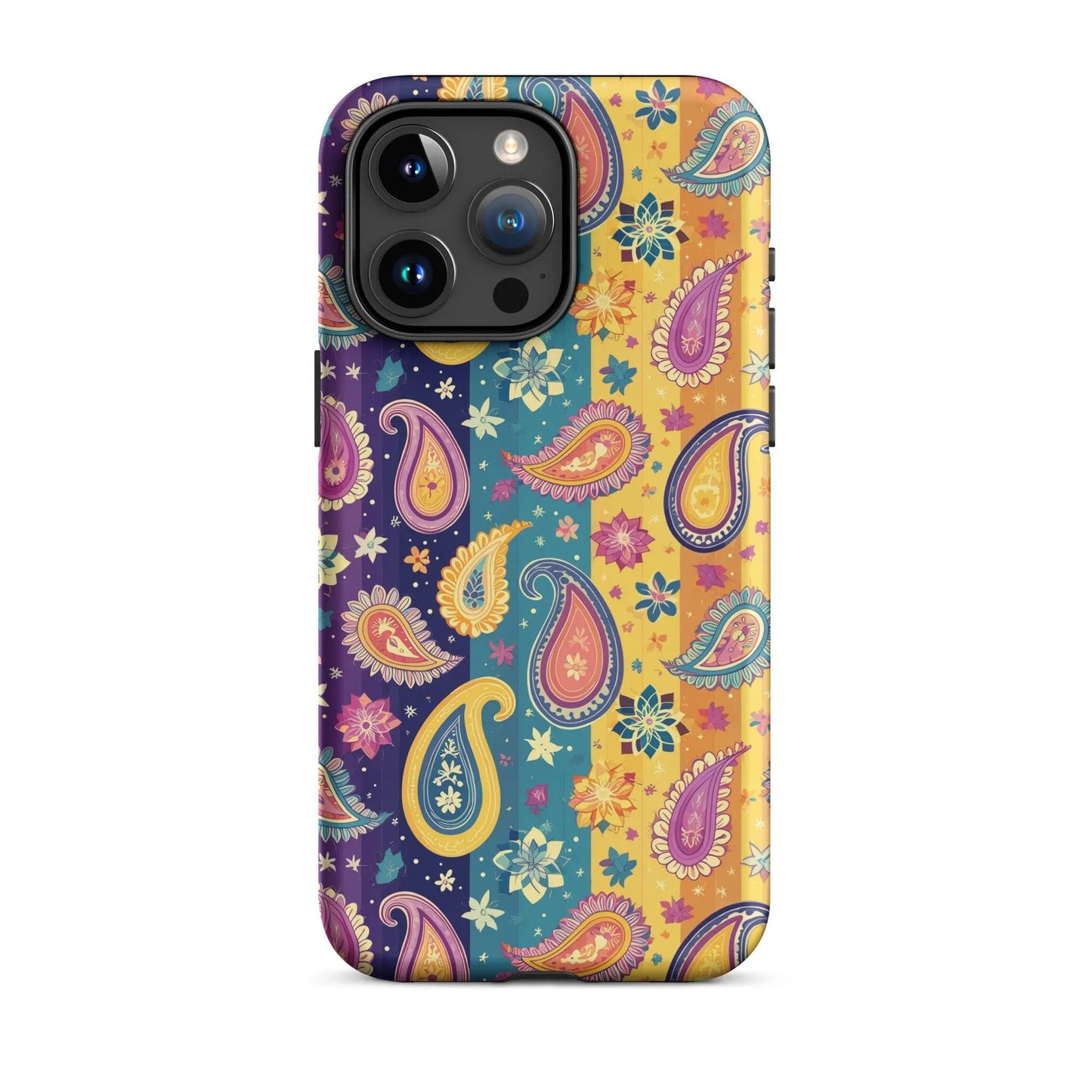 Indian Whimsical Paisley Tough MagSafe iPhone® Case - The Global Wanderer