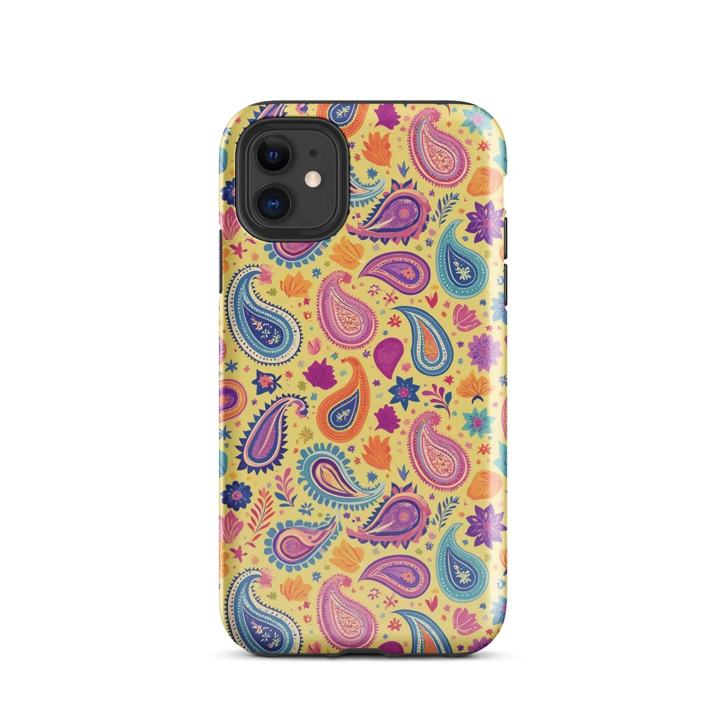 Indian Whimsical Paisley Tough MagSafe iPhone® Case - The Global Wanderer