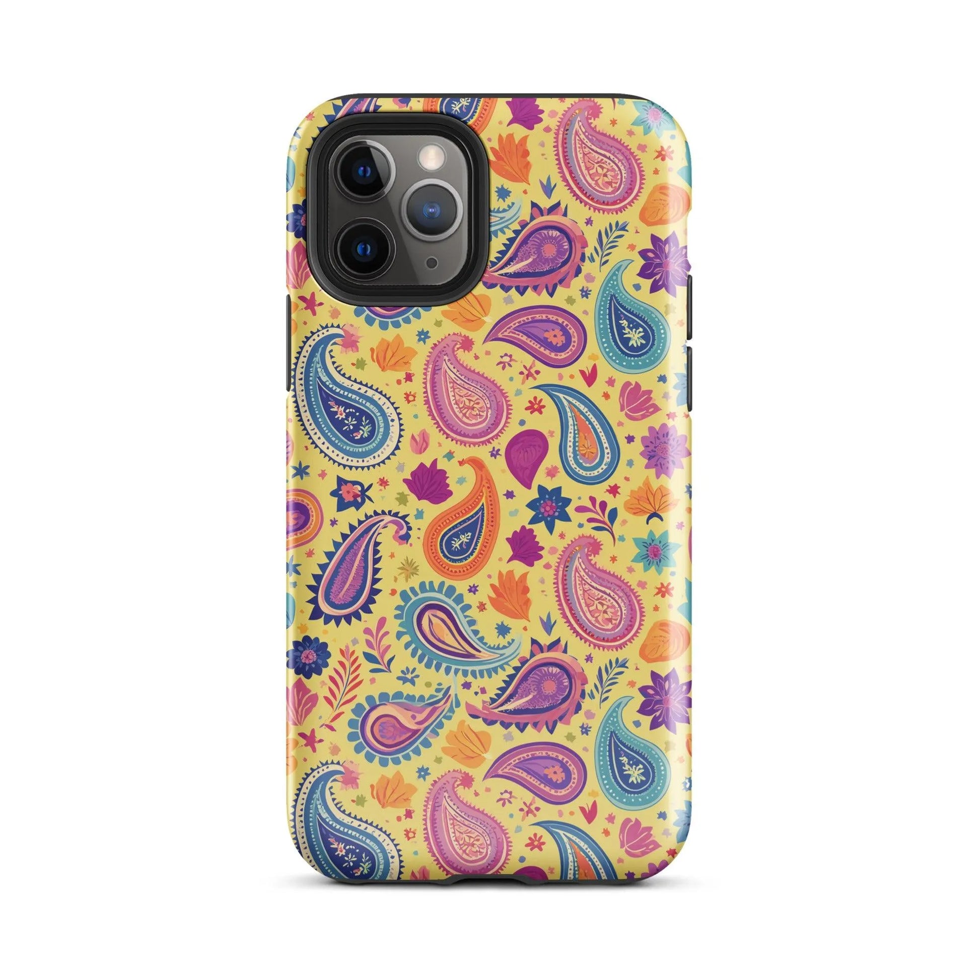 Indian Whimsical Paisley Tough MagSafe iPhone® Case - The Global Wanderer