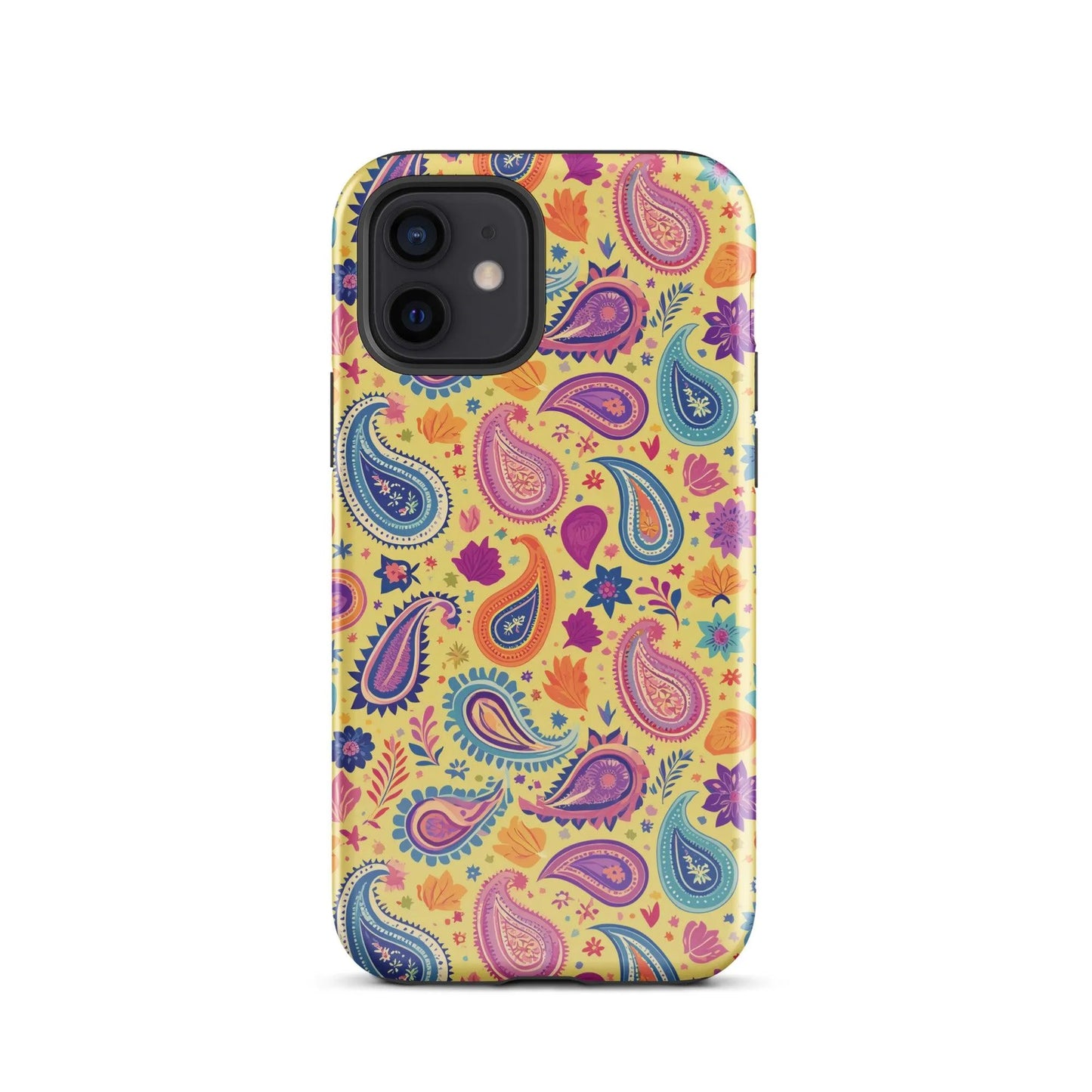 Indian Whimsical Paisley Tough MagSafe iPhone® Case - The Global Wanderer