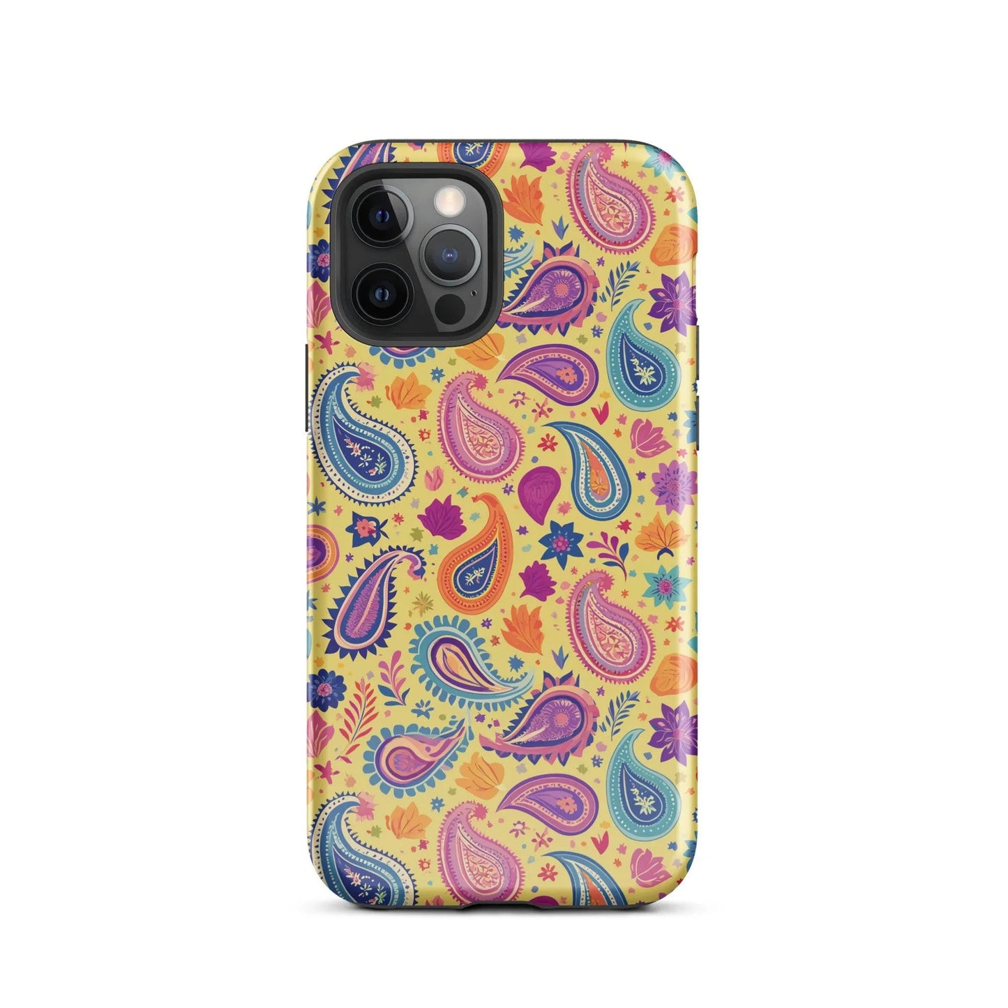 Indian Whimsical Paisley Tough MagSafe iPhone® Case - The Global Wanderer