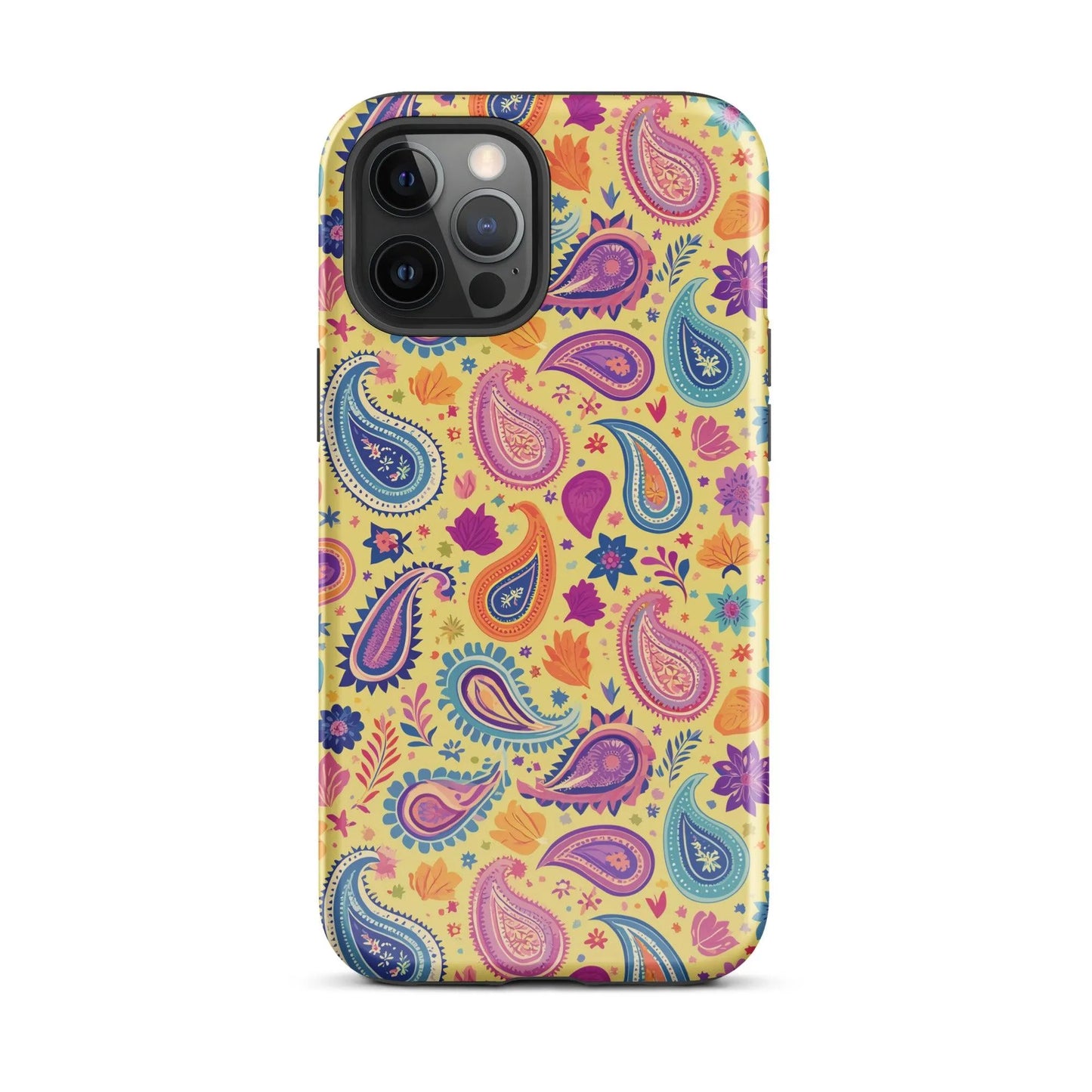 Indian Whimsical Paisley Tough MagSafe iPhone® Case - The Global Wanderer