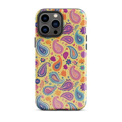 Indian Whimsical Paisley Tough MagSafe iPhone® Case - The Global Wanderer