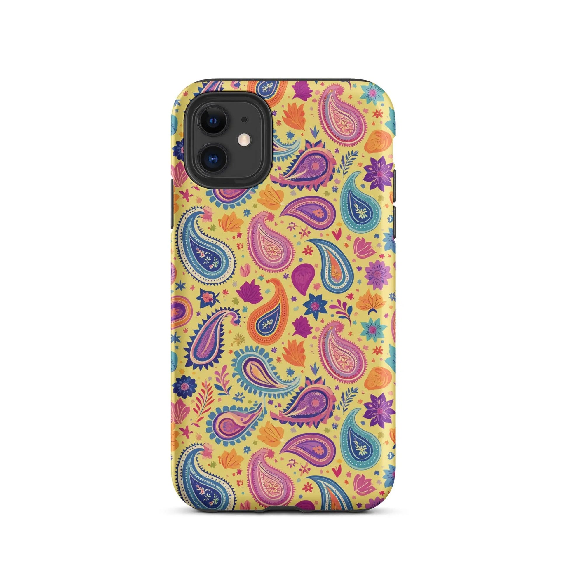 Indian Whimsical Paisley Tough MagSafe iPhone® Case - The Global Wanderer