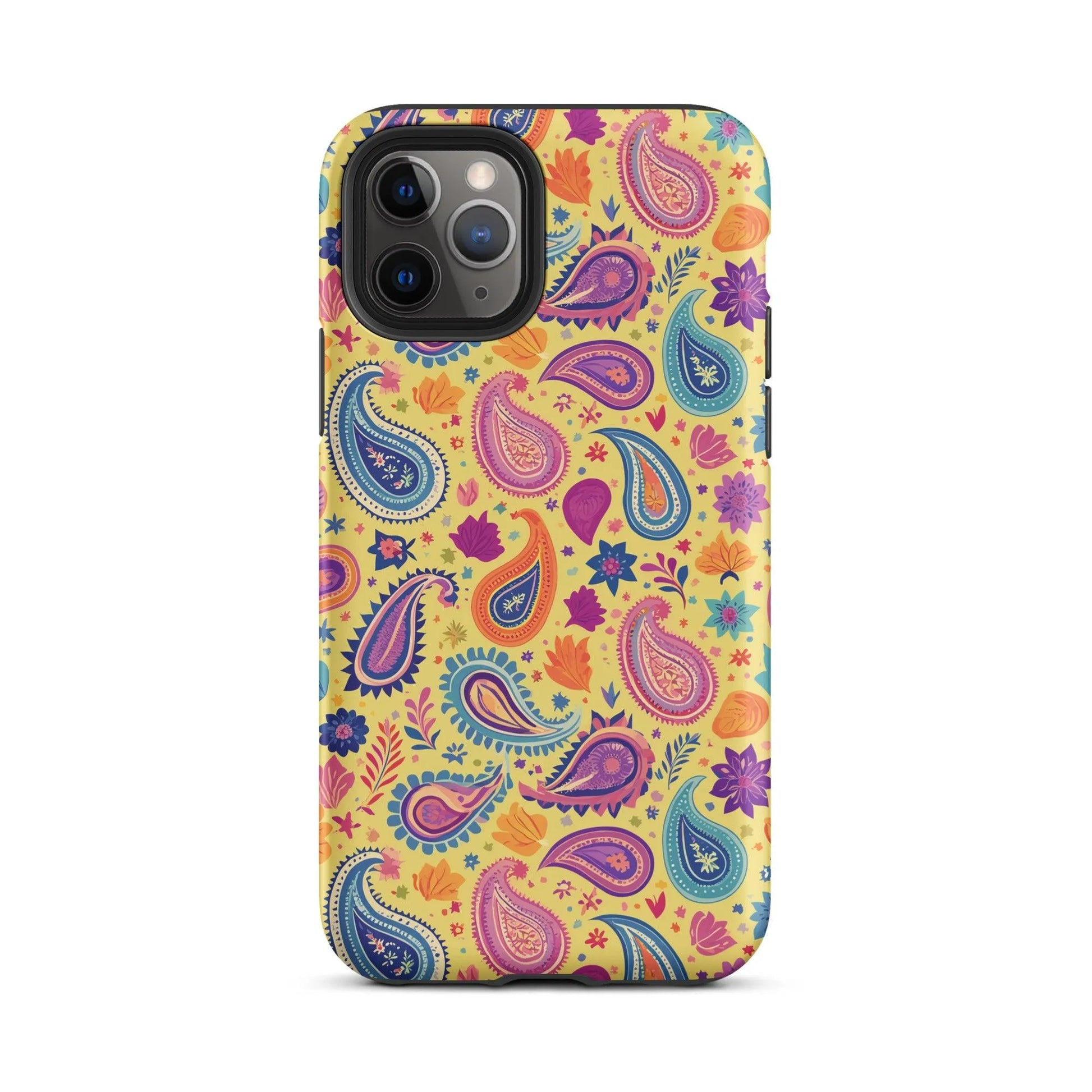 Indian Whimsical Paisley Tough MagSafe iPhone® Case - The Global Wanderer