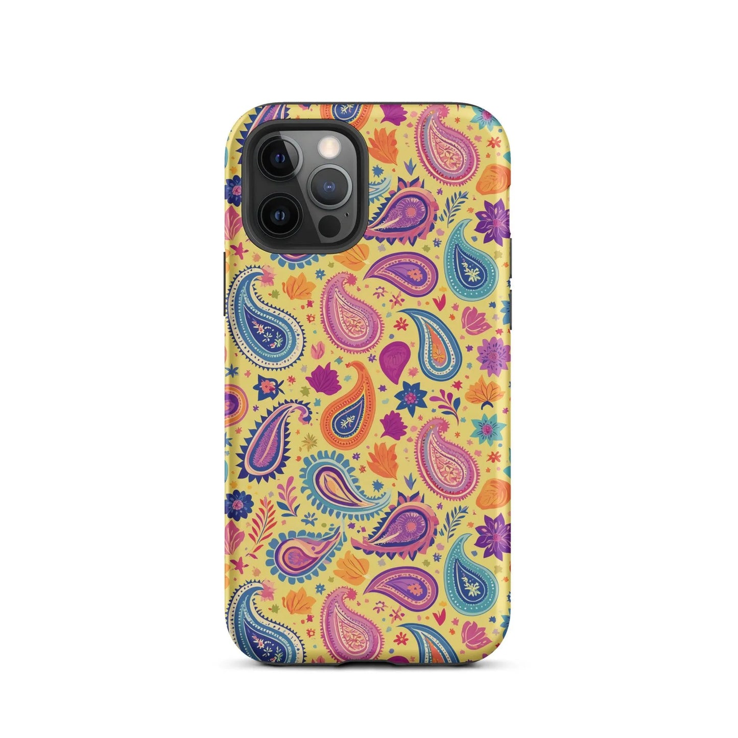 Indian Whimsical Paisley Tough MagSafe iPhone® Case - The Global Wanderer