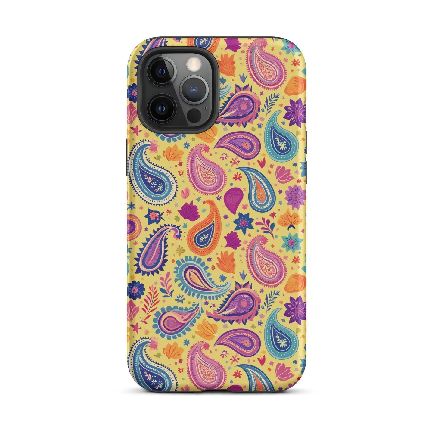 Indian Whimsical Paisley Tough MagSafe iPhone® Case - The Global Wanderer