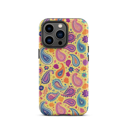 Indian Whimsical Paisley Tough MagSafe iPhone® Case - The Global Wanderer