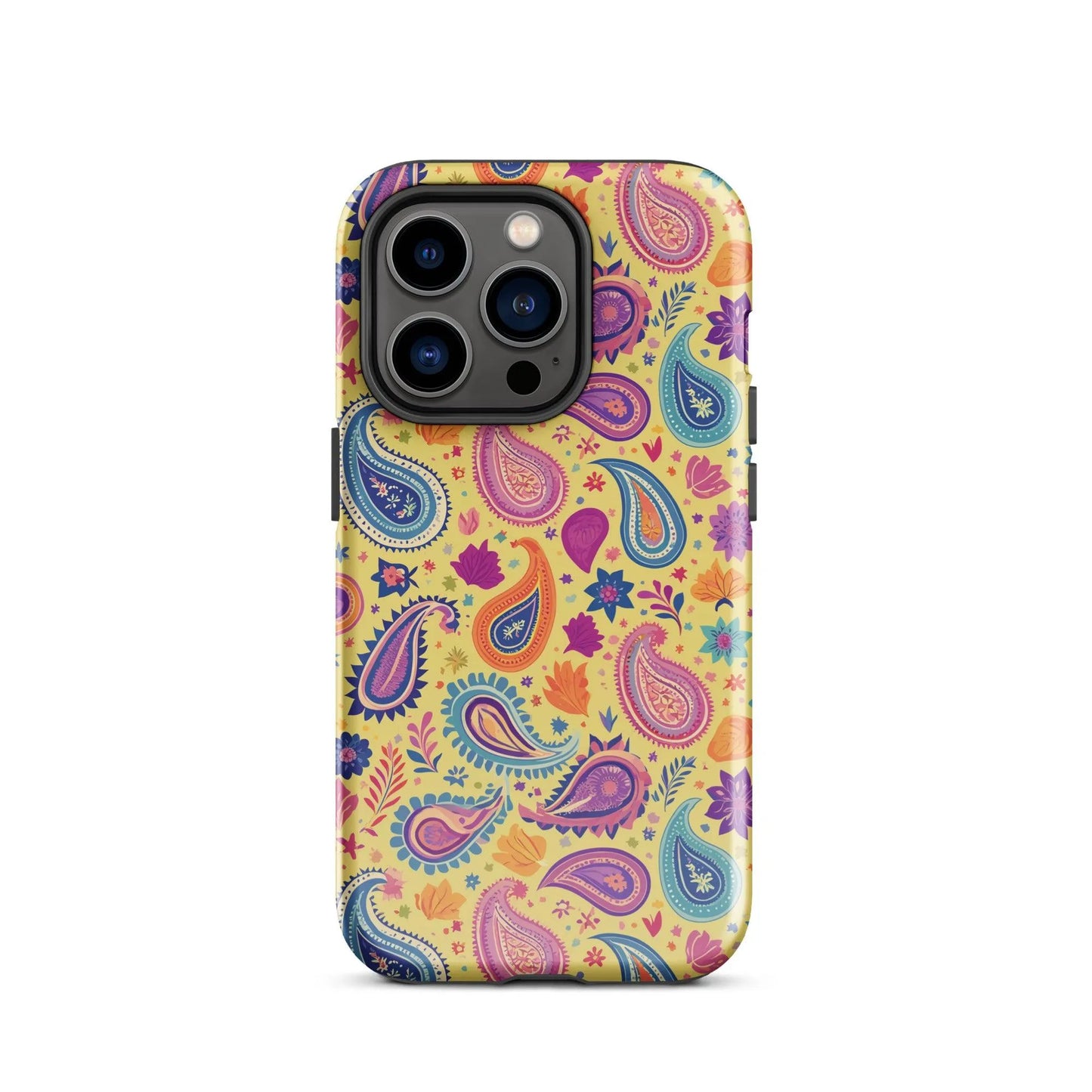 Indian Whimsical Paisley Tough MagSafe iPhone® Case - The Global Wanderer