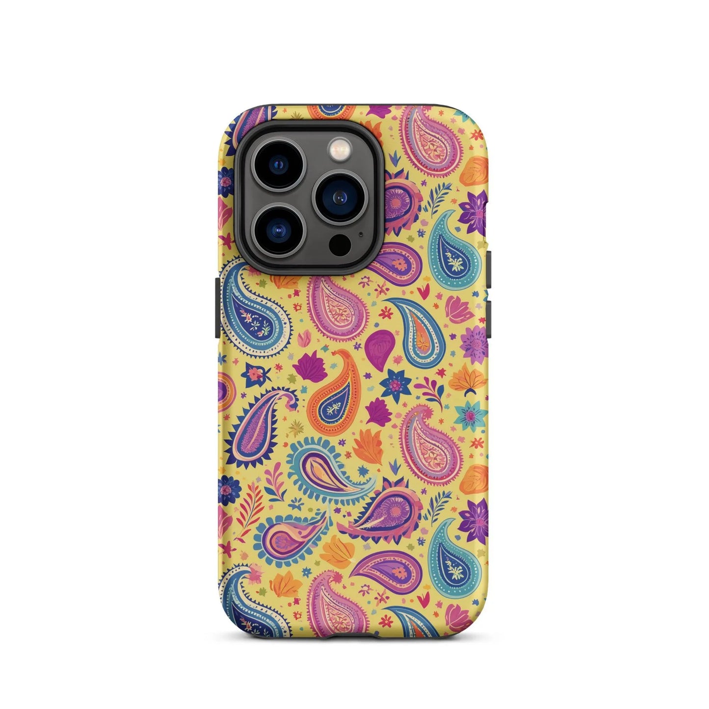 Indian Whimsical Paisley Tough MagSafe iPhone® Case - The Global Wanderer