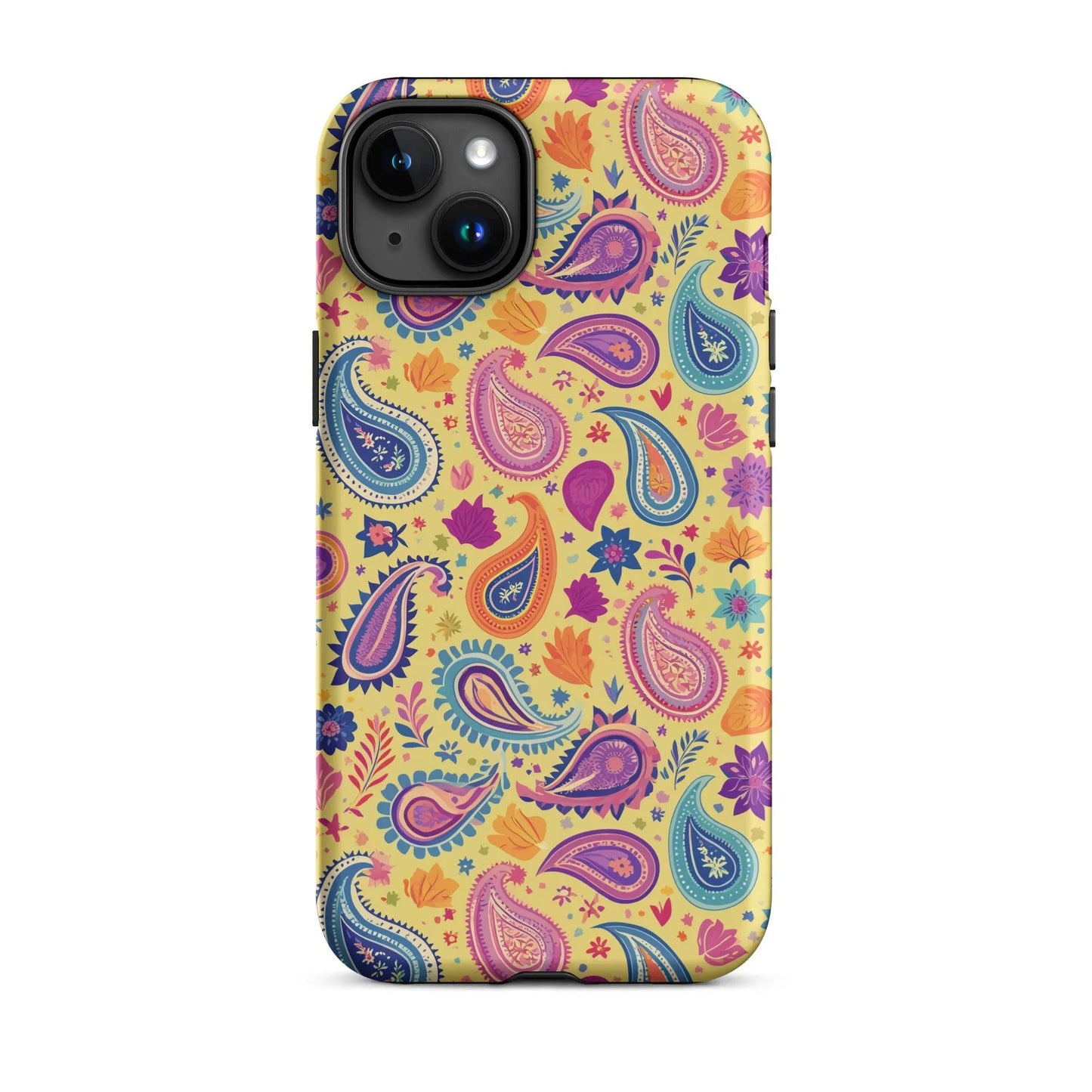 Indian Whimsical Paisley Tough MagSafe iPhone® Case - The Global Wanderer