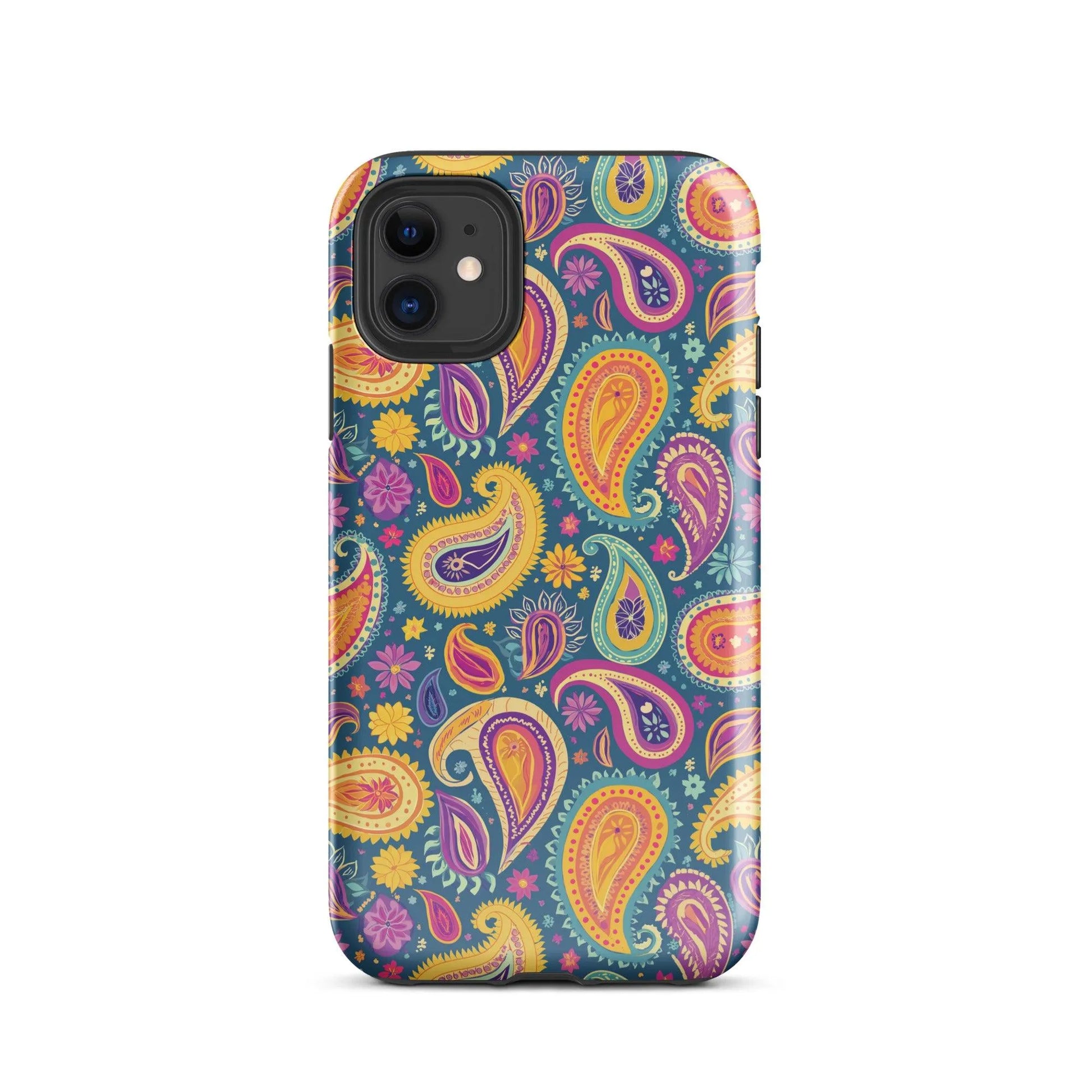 Indian Whimsical Paisley Tough MagSafe iPhone® Case - The Global Wanderer