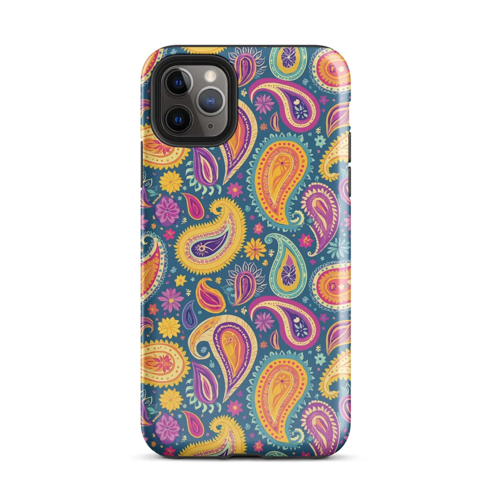 Indian Whimsical Paisley Tough MagSafe iPhone® Case - The Global Wanderer