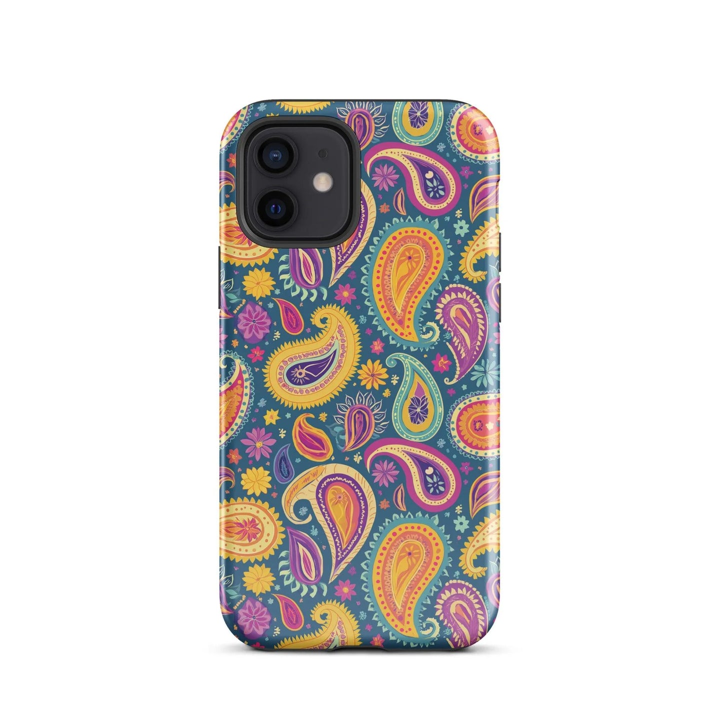 Indian Whimsical Paisley Tough MagSafe iPhone® Case - The Global Wanderer