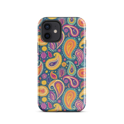 Indian Whimsical Paisley Tough MagSafe iPhone® Case - The Global Wanderer