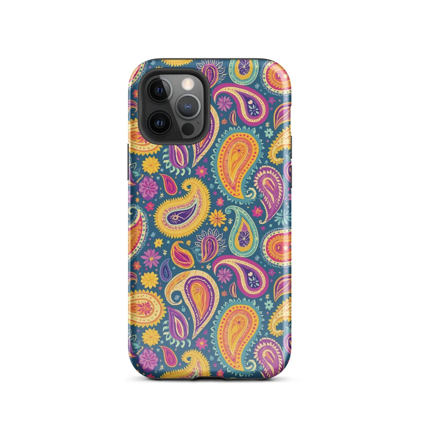 Indian Whimsical Paisley Tough MagSafe iPhone® Case - The Global Wanderer