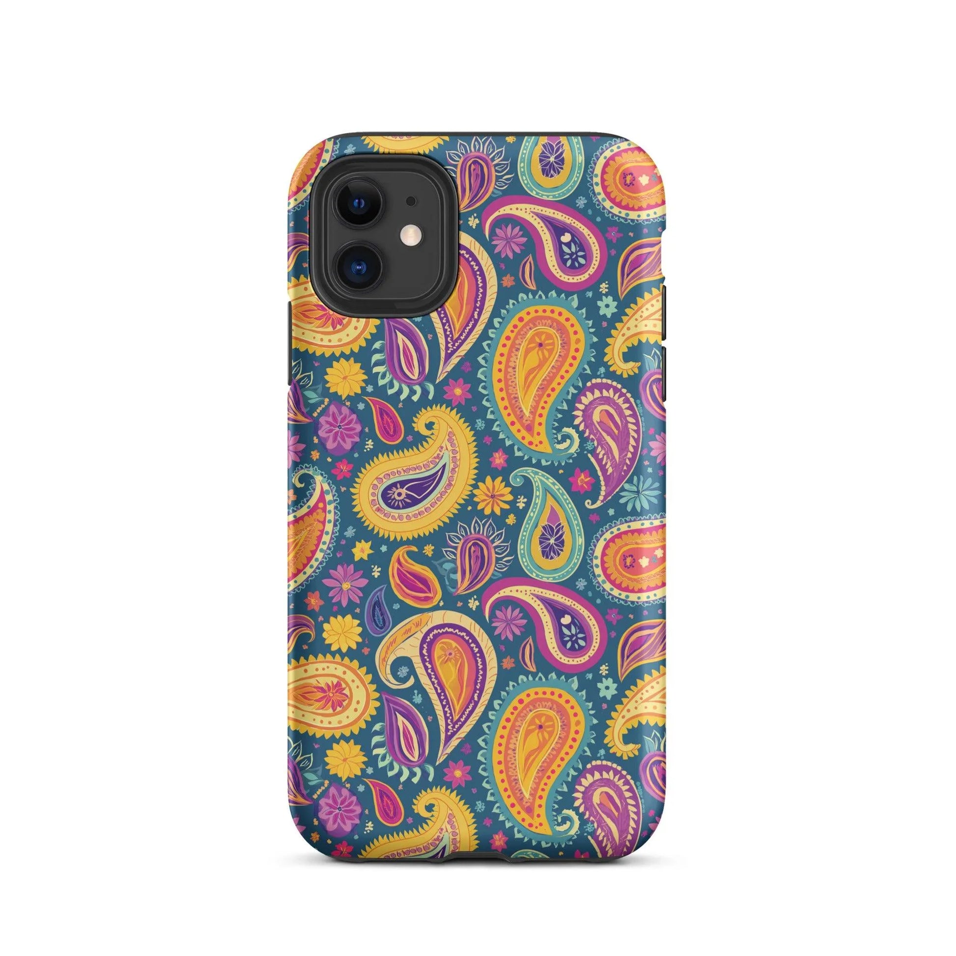 Indian Whimsical Paisley Tough MagSafe iPhone® Case - The Global Wanderer