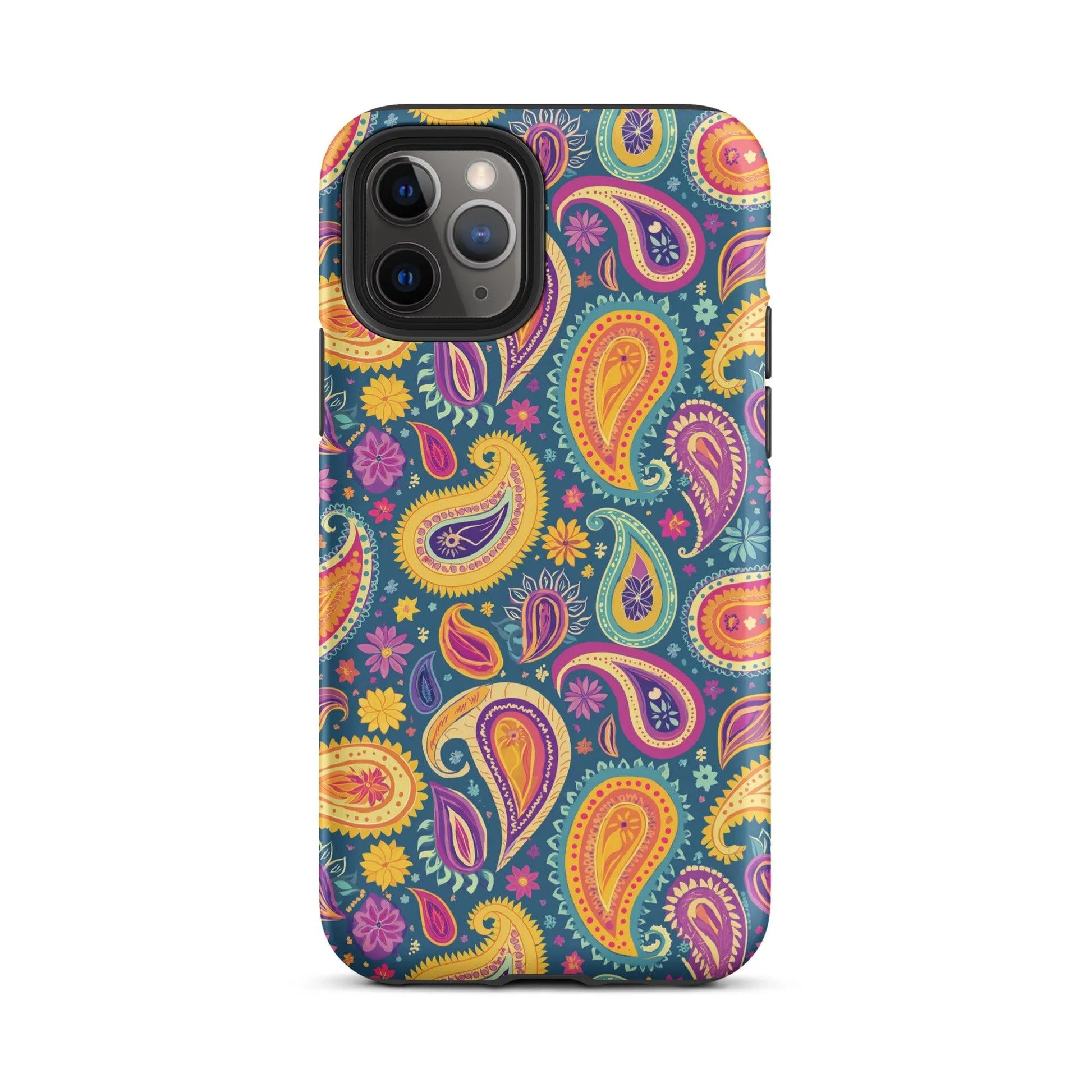 Indian Whimsical Paisley Tough MagSafe iPhone® Case - The Global Wanderer