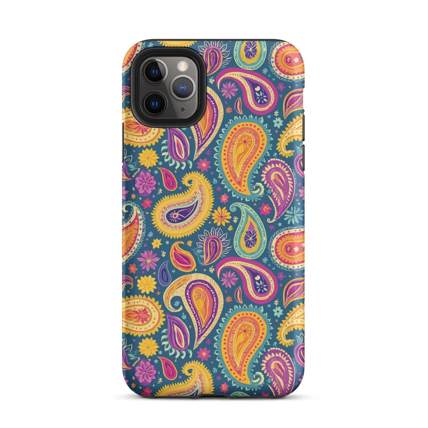 Indian Whimsical Paisley Tough MagSafe iPhone® Case - The Global Wanderer