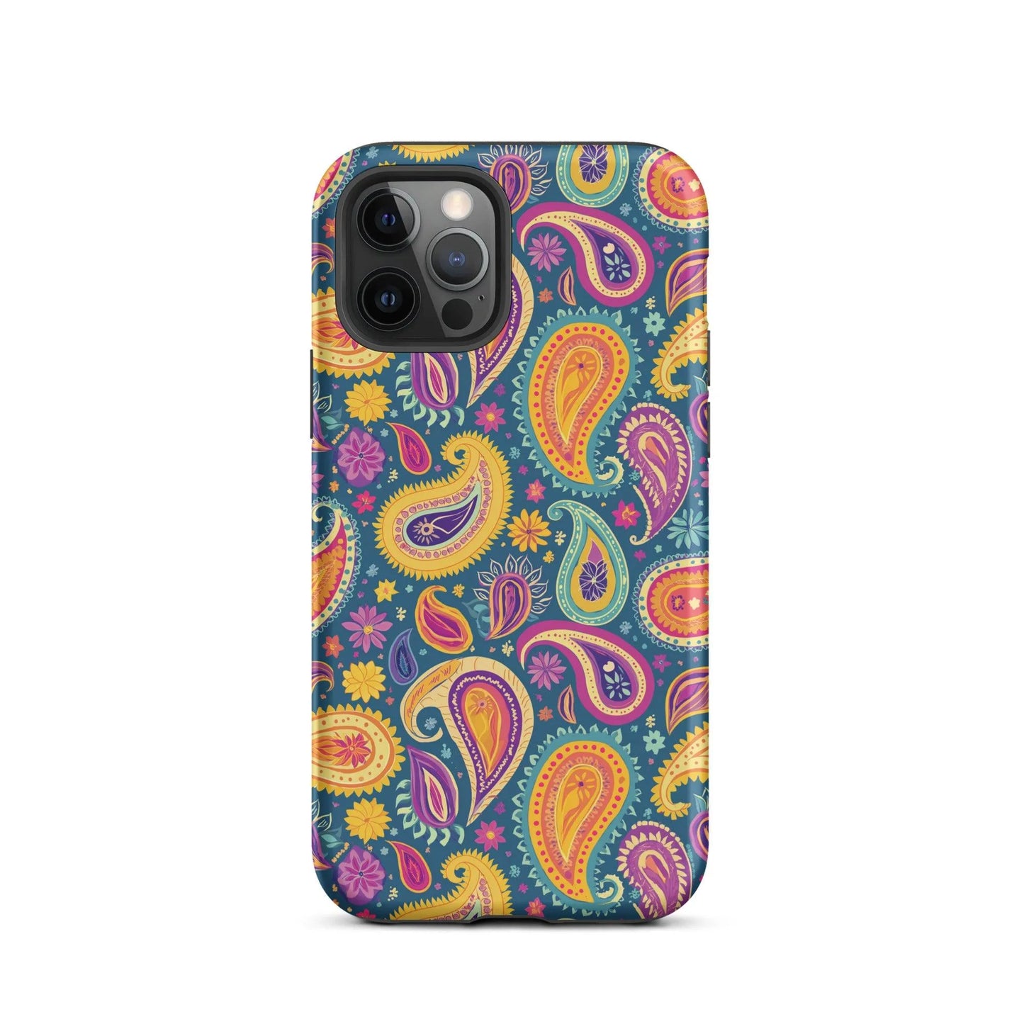 Indian Whimsical Paisley Tough MagSafe iPhone® Case - The Global Wanderer