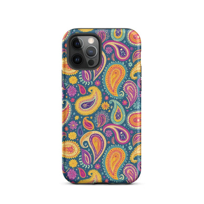 Indian Whimsical Paisley Tough MagSafe iPhone® Case - The Global Wanderer