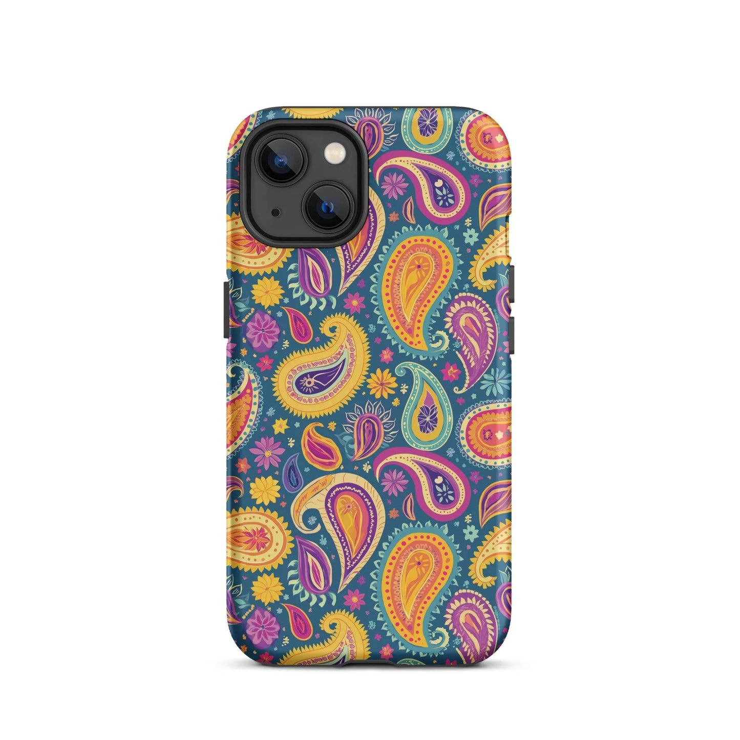 Indian Whimsical Paisley Tough MagSafe iPhone® Case - The Global Wanderer