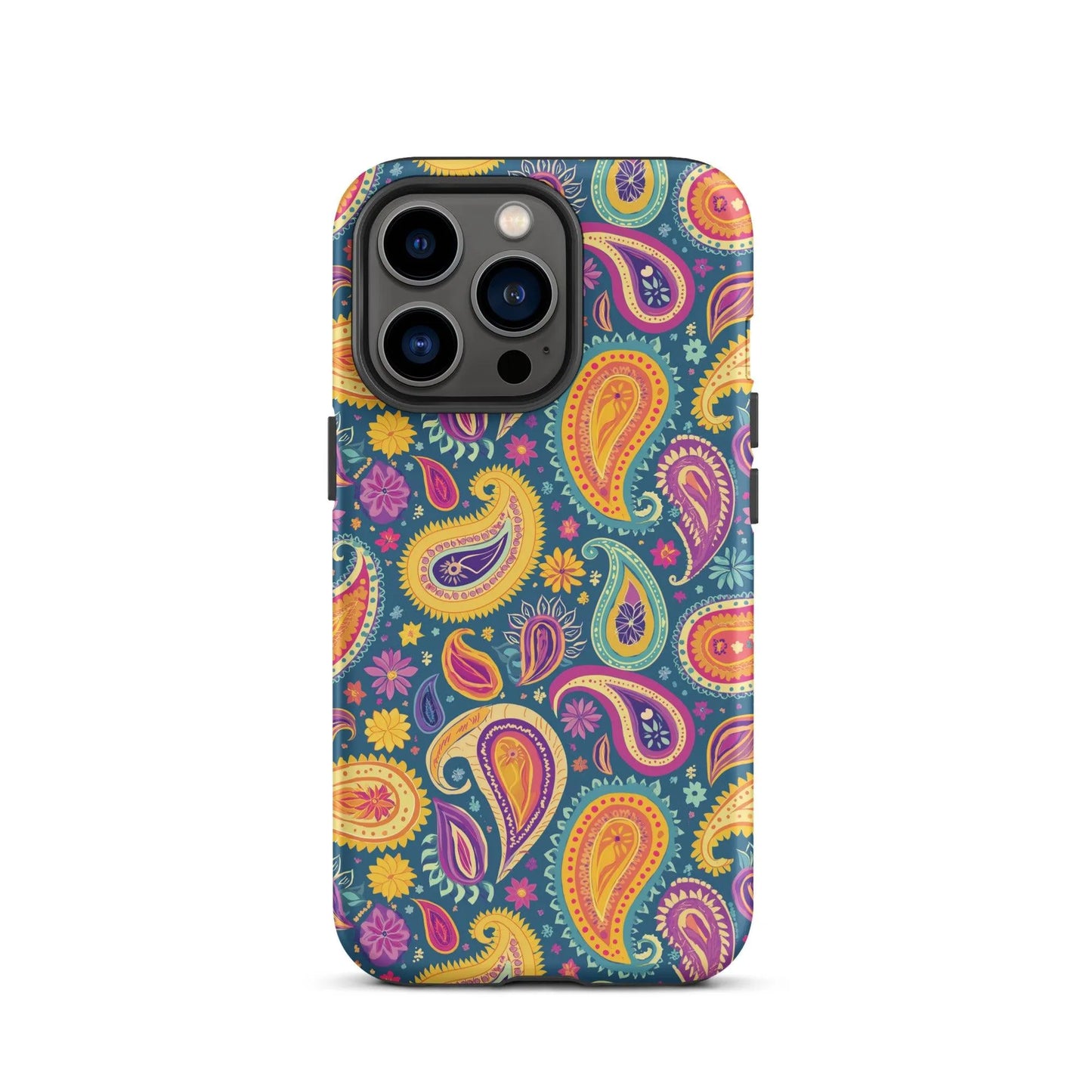 Indian Whimsical Paisley Tough MagSafe iPhone® Case - The Global Wanderer