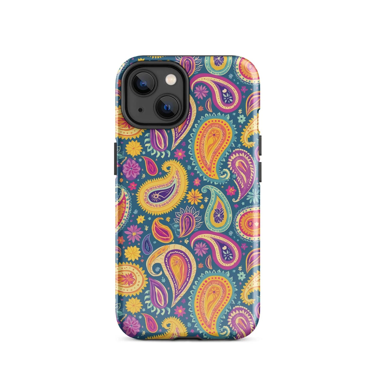 Indian Whimsical Paisley Tough MagSafe iPhone® Case - The Global Wanderer