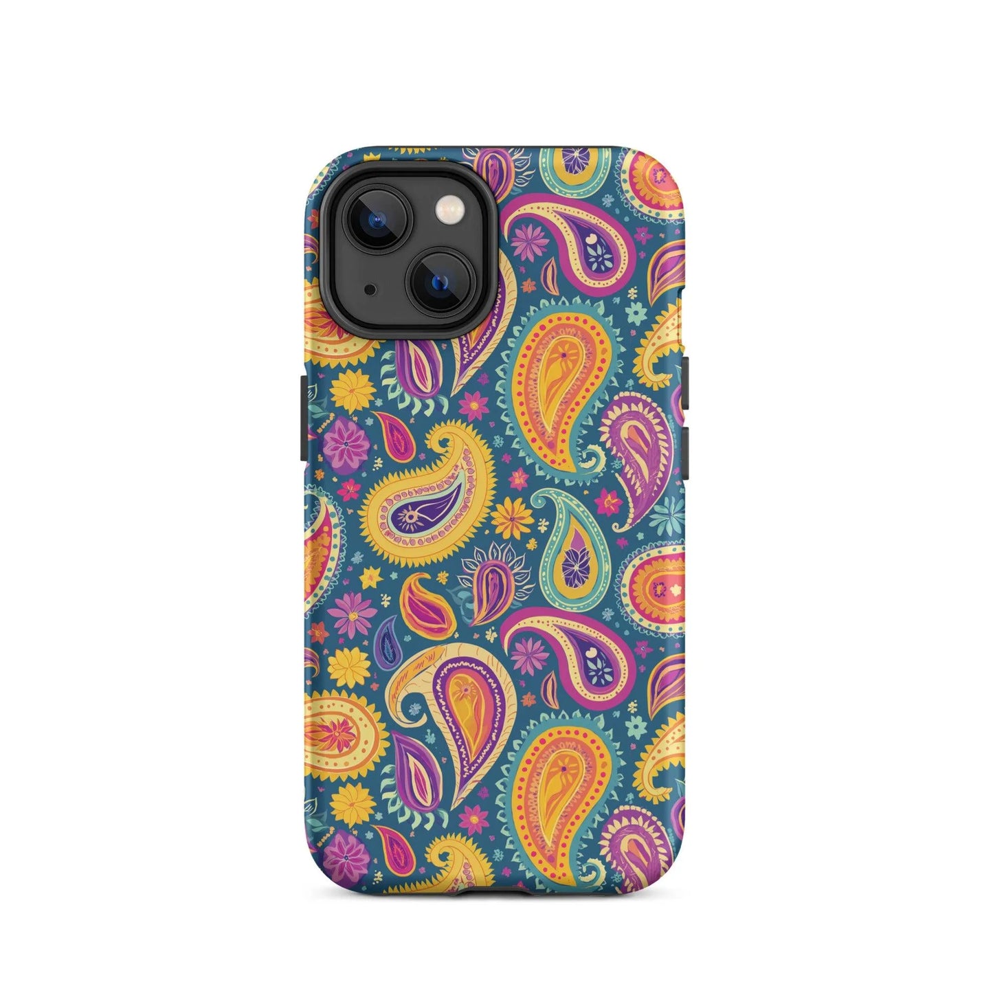 Indian Whimsical Paisley Tough MagSafe iPhone® Case - The Global Wanderer