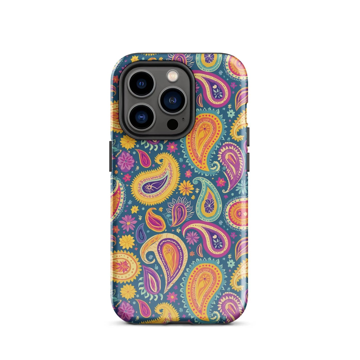 Indian Whimsical Paisley Tough MagSafe iPhone® Case - The Global Wanderer