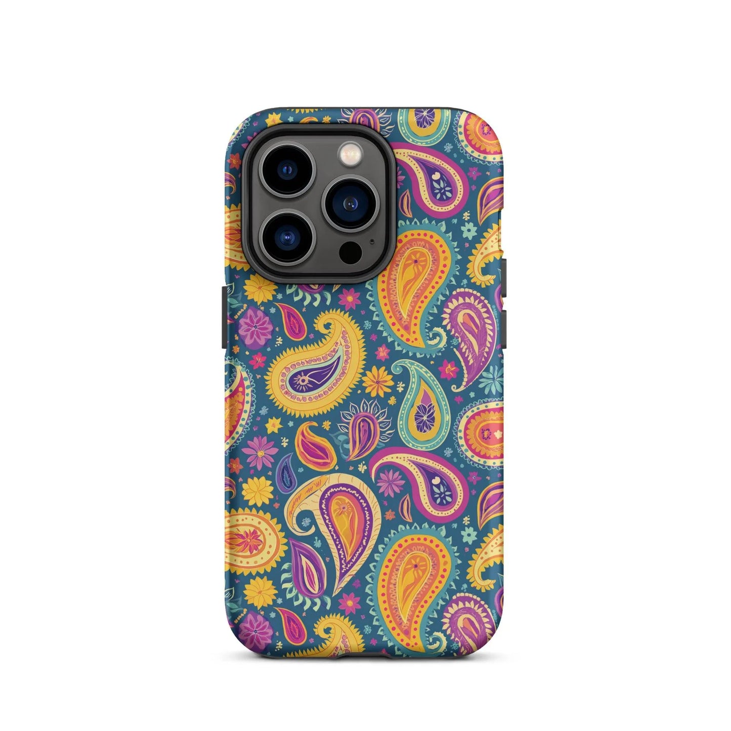 Indian Whimsical Paisley Tough MagSafe iPhone® Case - The Global Wanderer