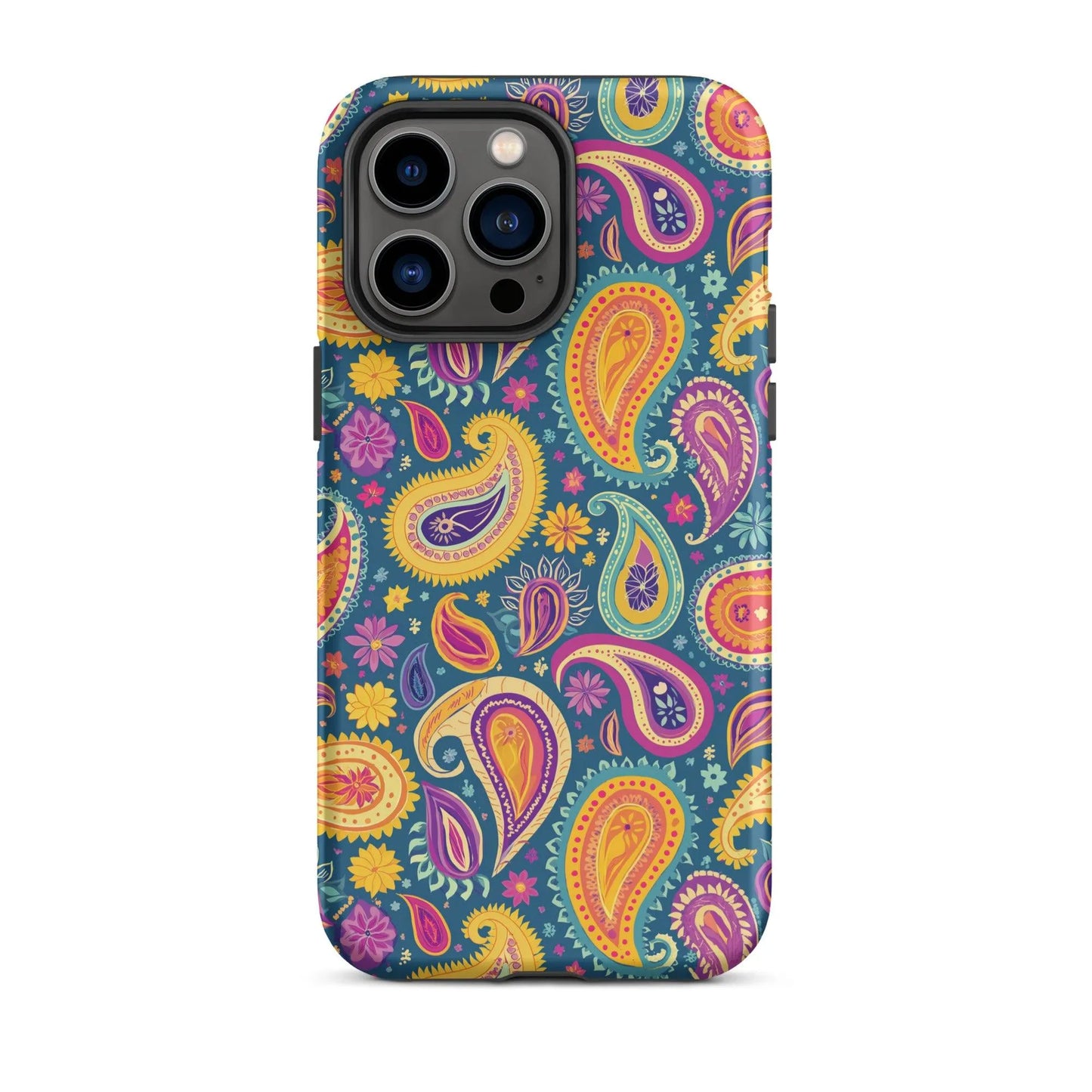 Indian Whimsical Paisley Tough MagSafe iPhone® Case - The Global Wanderer