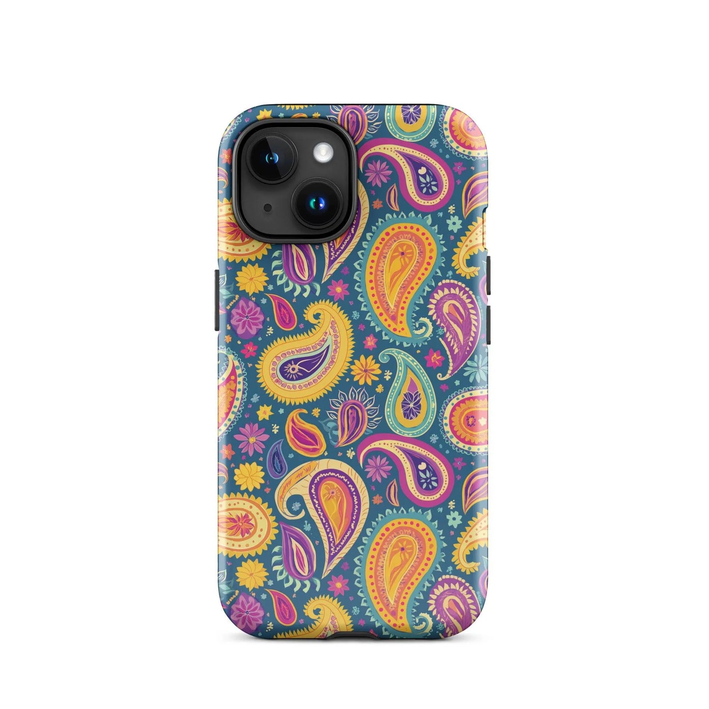 Indian Whimsical Paisley Tough MagSafe iPhone® Case - The Global Wanderer