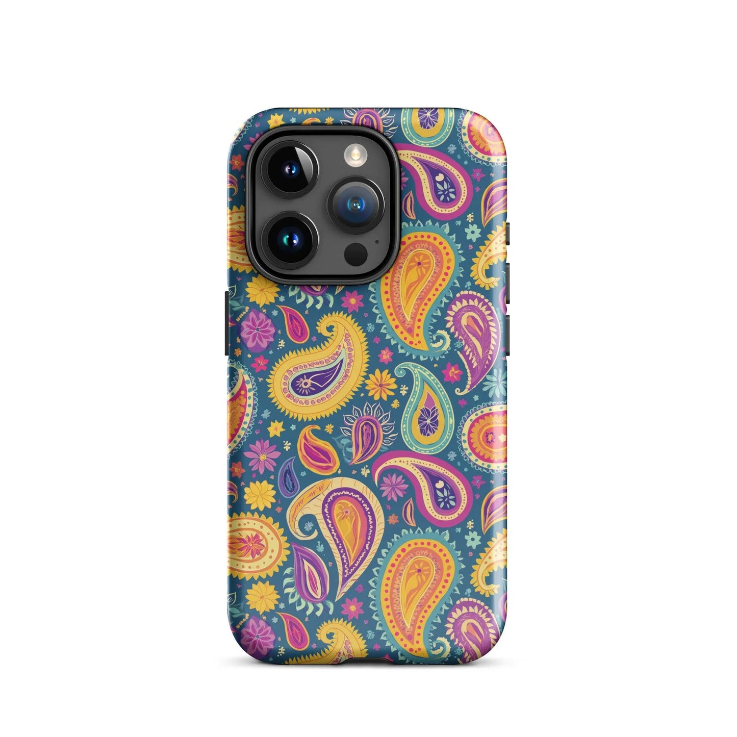 Indian Whimsical Paisley Tough MagSafe iPhone® Case - The Global Wanderer