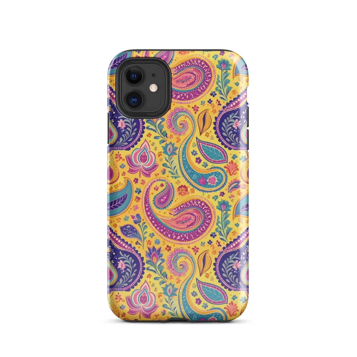 Indian Whimsical Paisley Tough MagSafe iPhone® Case - The Global Wanderer