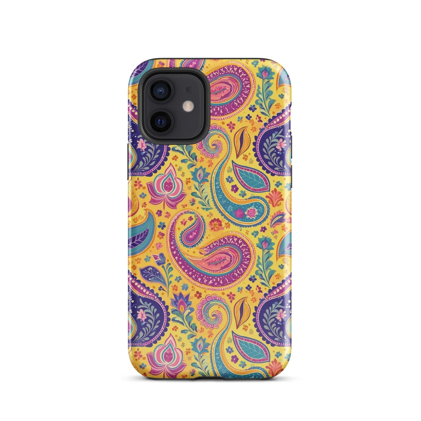 Indian Whimsical Paisley Tough MagSafe iPhone® Case - The Global Wanderer