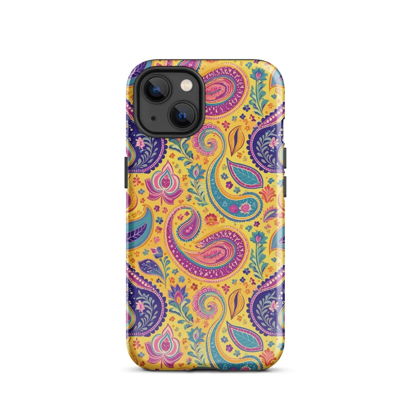 Indian Whimsical Paisley Tough MagSafe iPhone® Case - The Global Wanderer