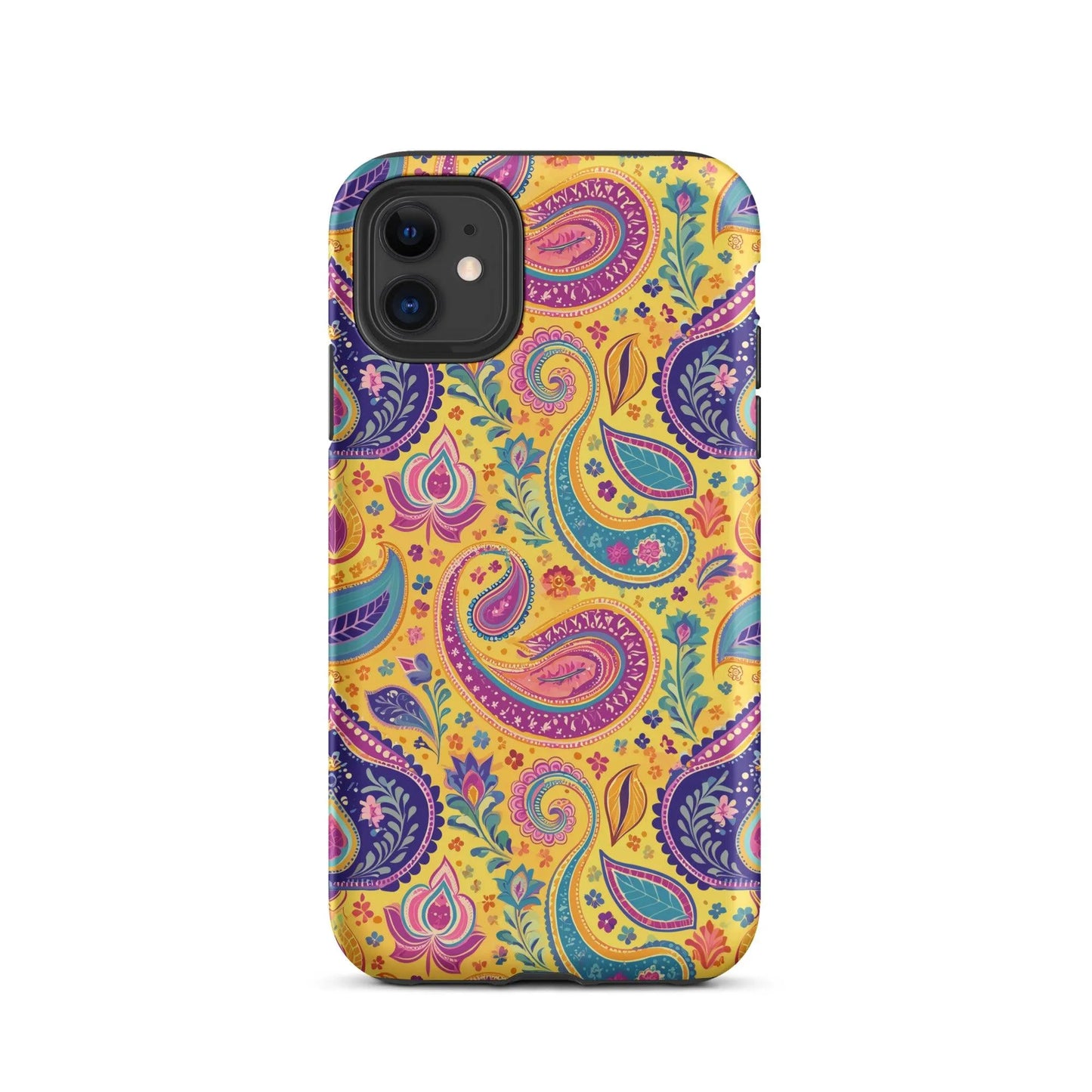 Indian Whimsical Paisley Tough MagSafe iPhone® Case - The Global Wanderer