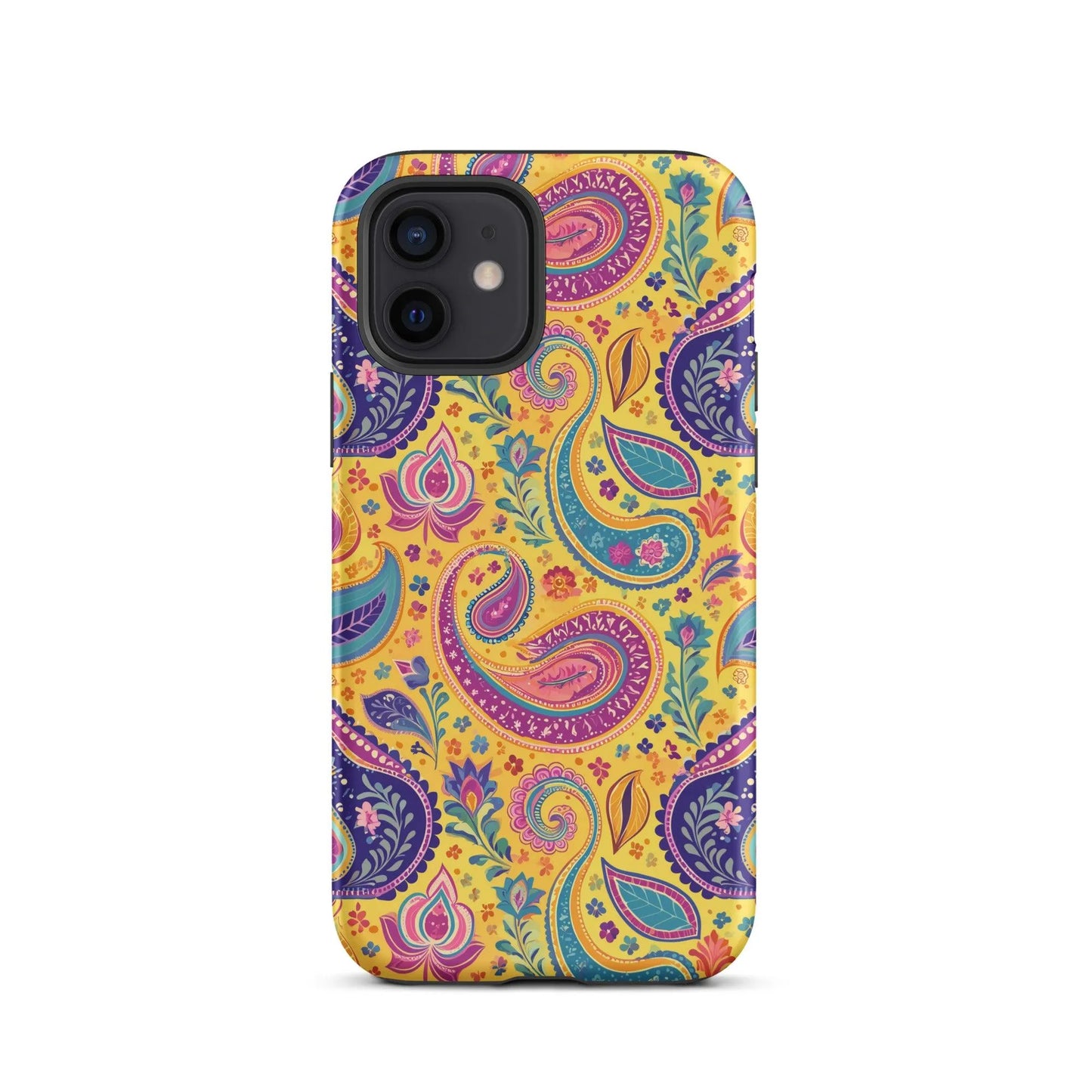 Indian Whimsical Paisley Tough MagSafe iPhone® Case - The Global Wanderer