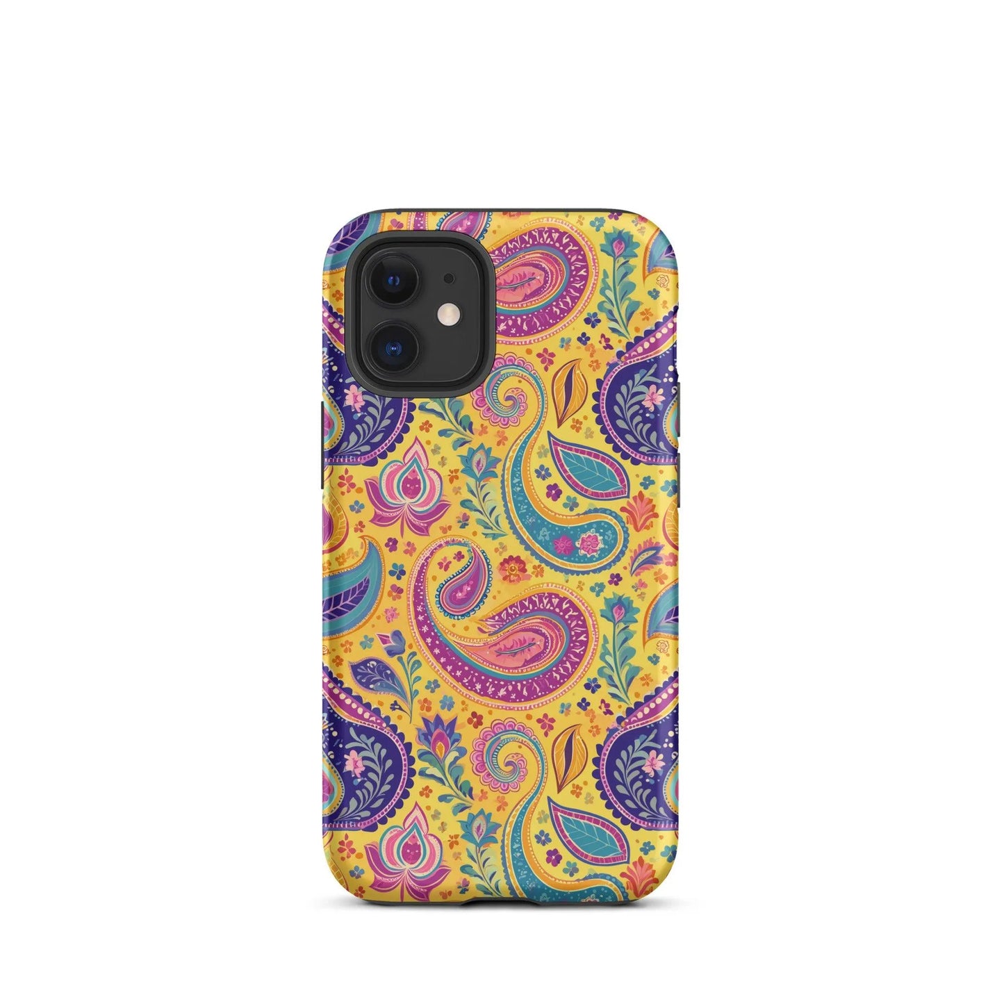 Indian Whimsical Paisley Tough MagSafe iPhone® Case - The Global Wanderer