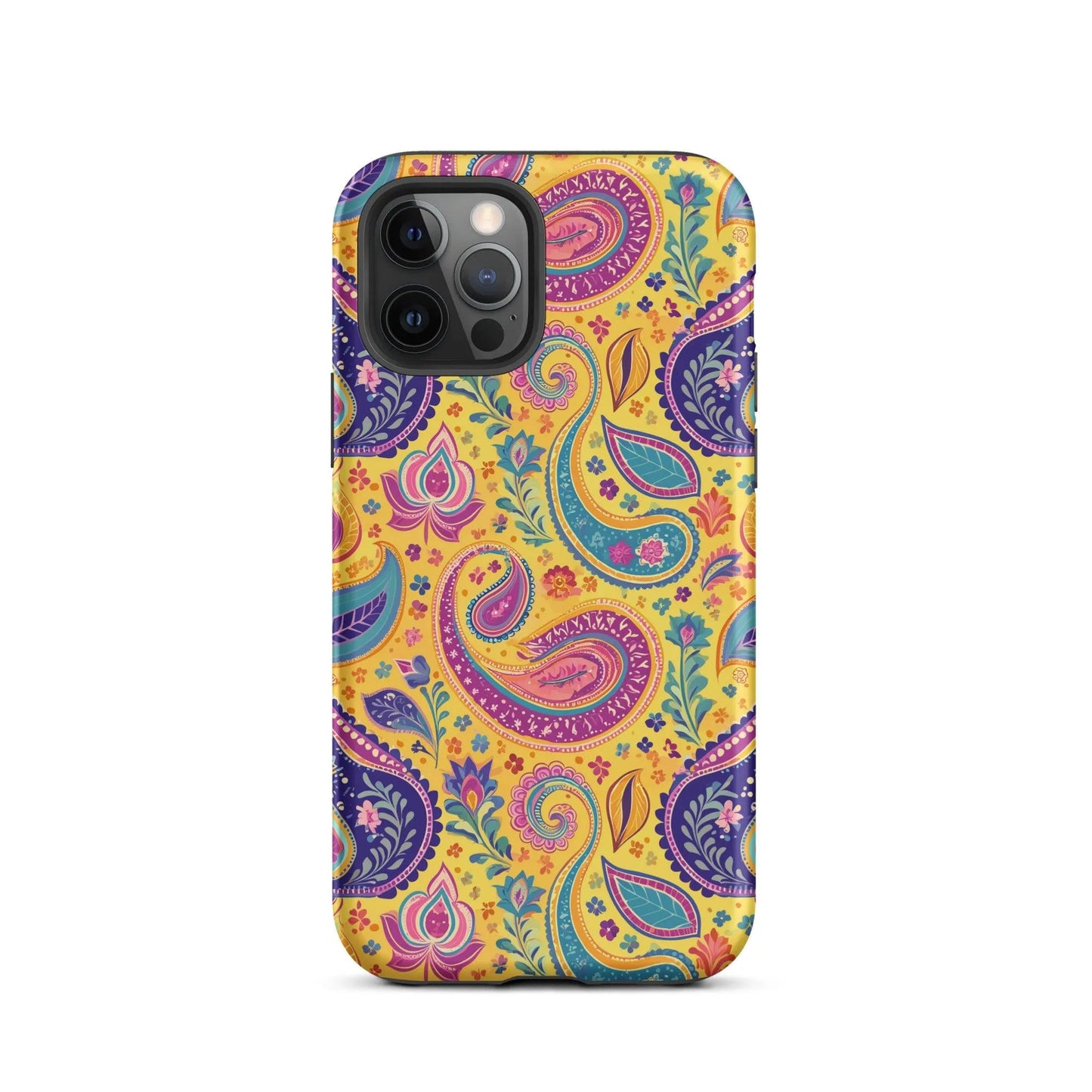 Indian Whimsical Paisley Tough MagSafe iPhone® Case - The Global Wanderer