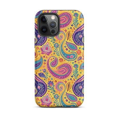 Indian Whimsical Paisley Tough MagSafe iPhone® Case - The Global Wanderer