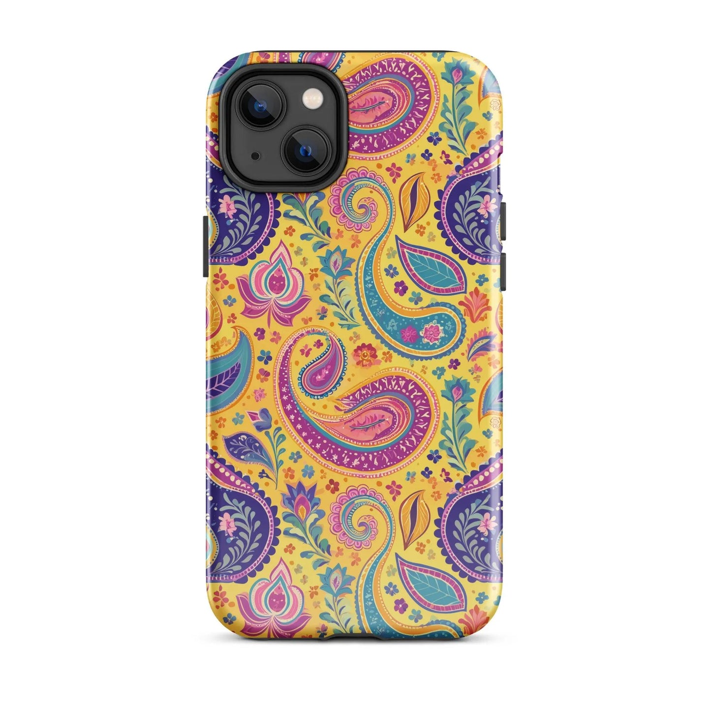 Indian Whimsical Paisley Tough MagSafe iPhone® Case - The Global Wanderer