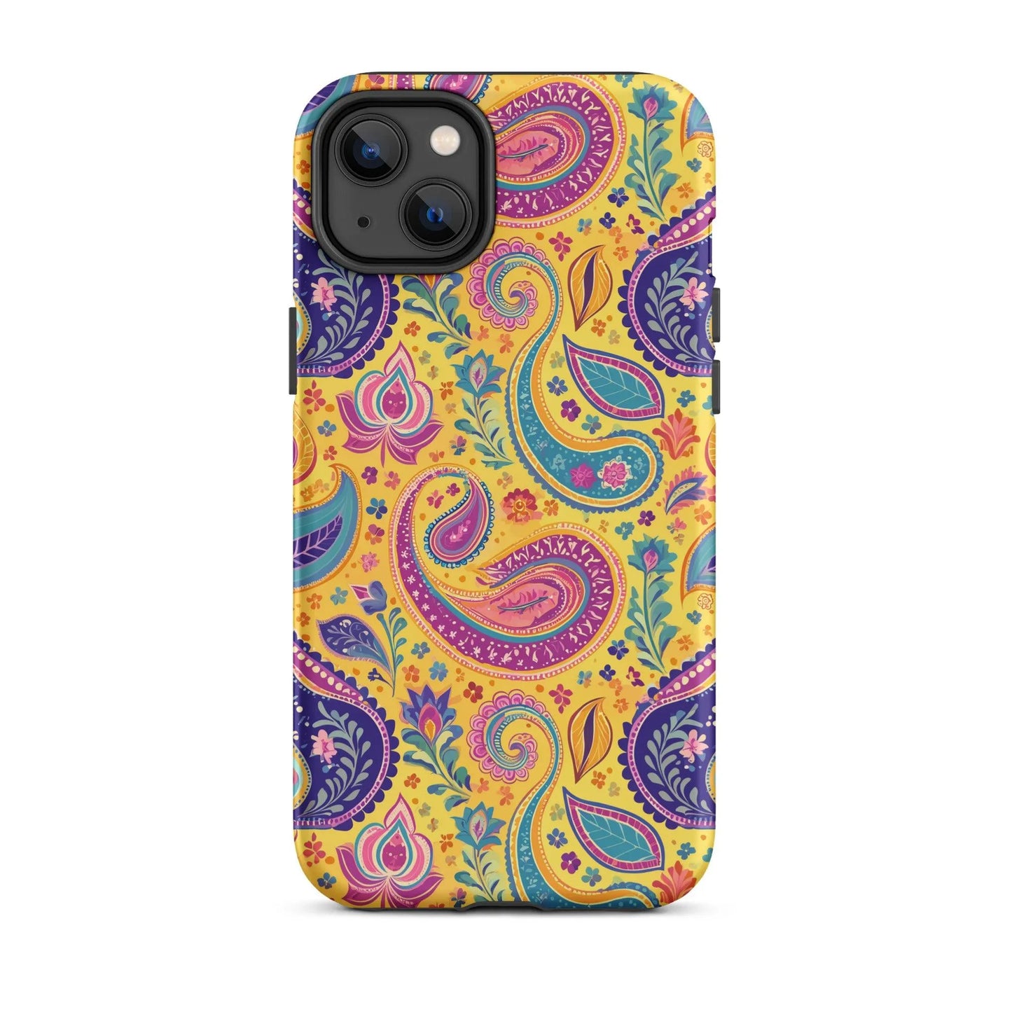 Indian Whimsical Paisley Tough MagSafe iPhone® Case - The Global Wanderer