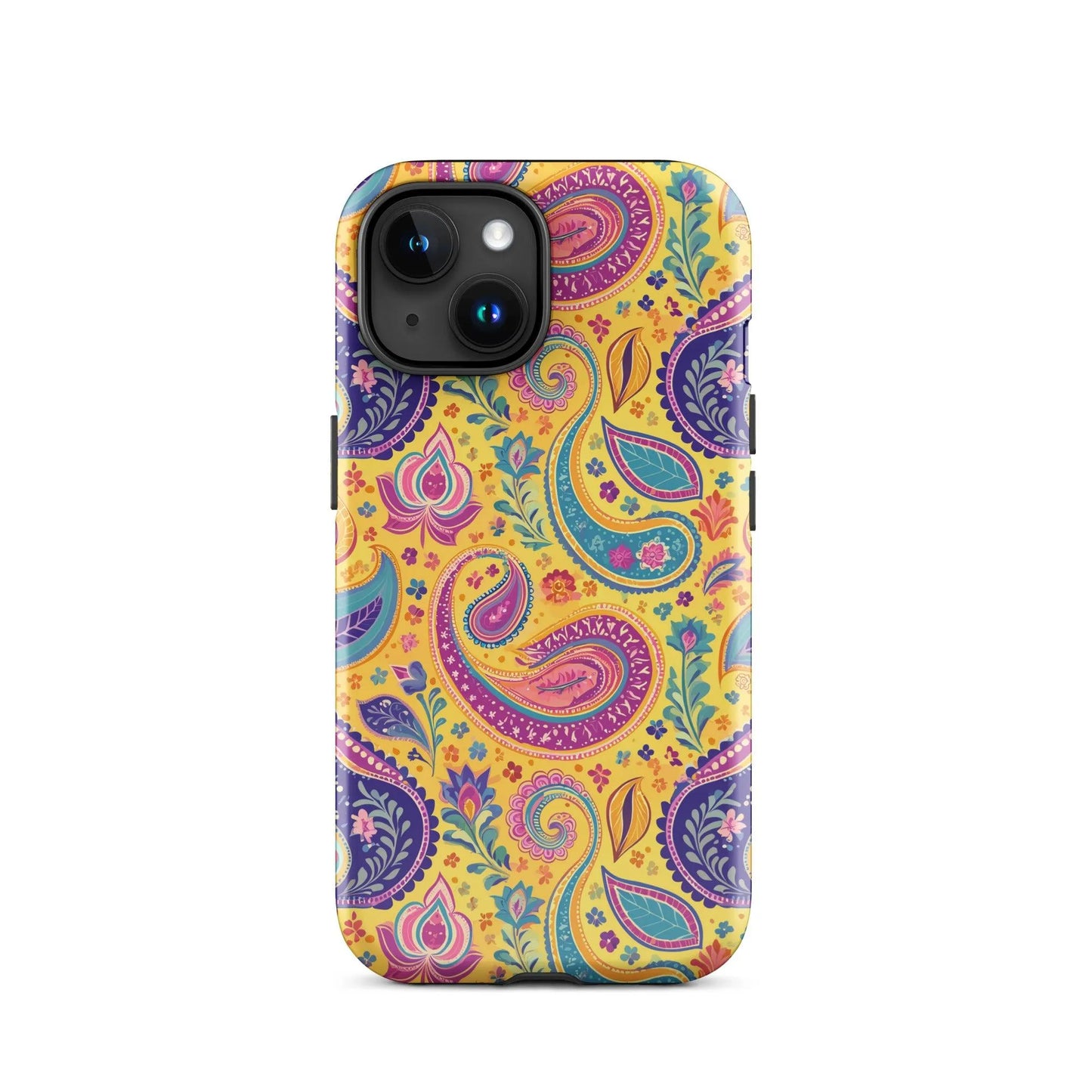 Indian Whimsical Paisley Tough MagSafe iPhone® Case - The Global Wanderer