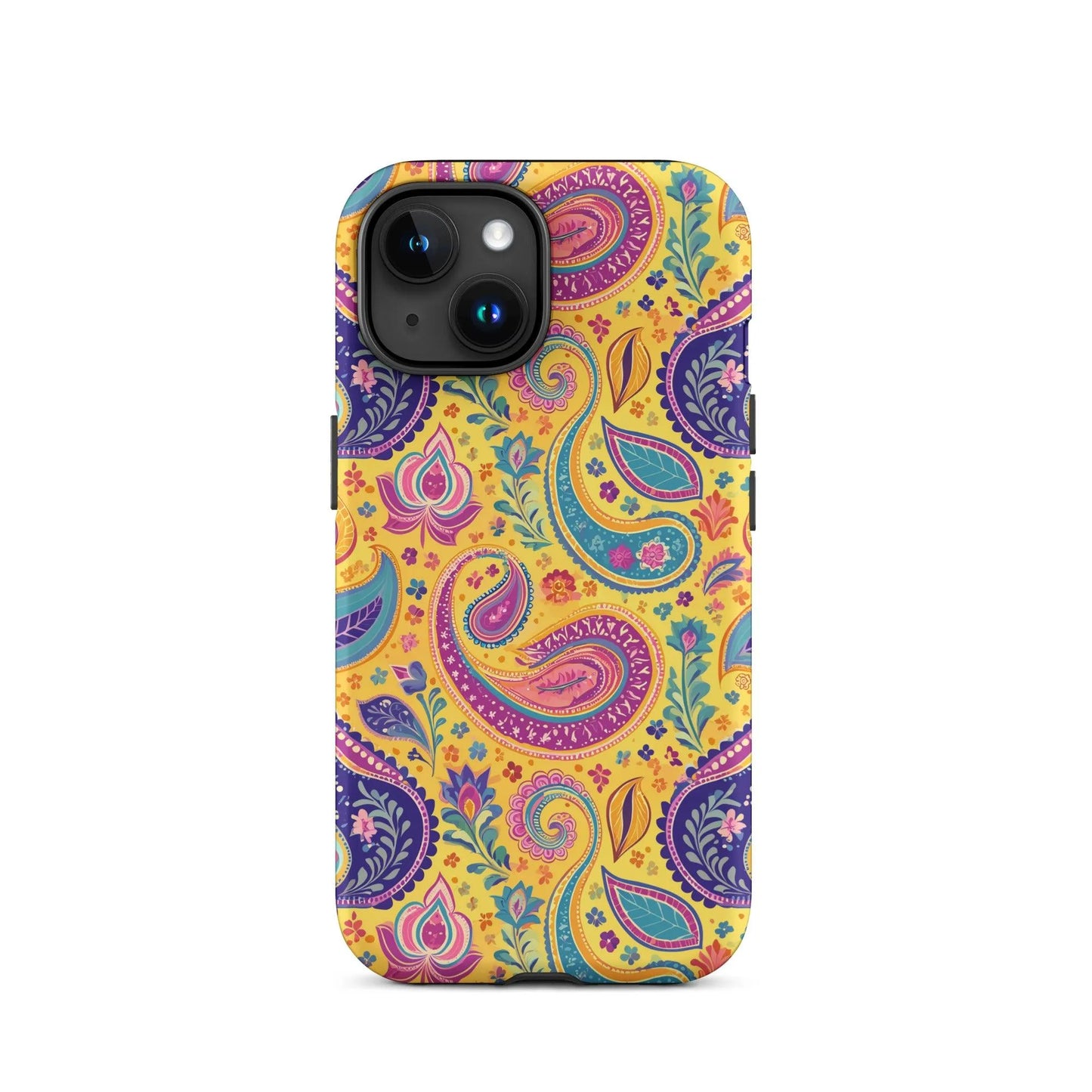 Indian Whimsical Paisley Tough MagSafe iPhone® Case - The Global Wanderer