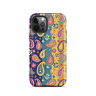 Indian Whimsical Paisley Tough MagSafe iPhone® Case - The Global Wanderer