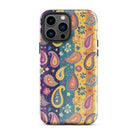 Indian Whimsical Paisley Tough MagSafe iPhone® Case - The Global Wanderer