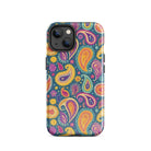 Indian Whimsical Paisley Tough MagSafe iPhone® Case - The Global Wanderer