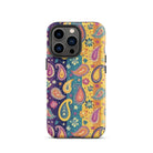 Indian Whimsical Paisley Tough MagSafe iPhone® Case - The Global Wanderer